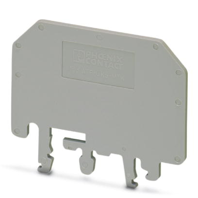 Phoenix Contact Partition plate; Length: 60mm; Width: 2mm; Height: 63.5mm; Color: Gray